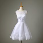 White/Ivory Short Wedding Dress